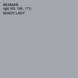 #A3A6AB - Shady Lady Color Image